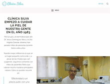 Tablet Screenshot of clinica-silva.com